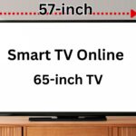 how wide is a 65 inch tv