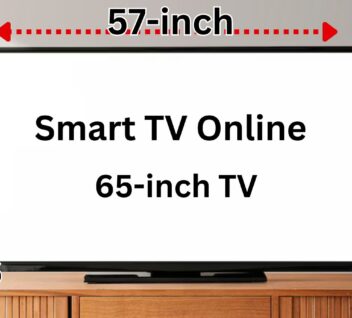how wide is a 65 inch tv