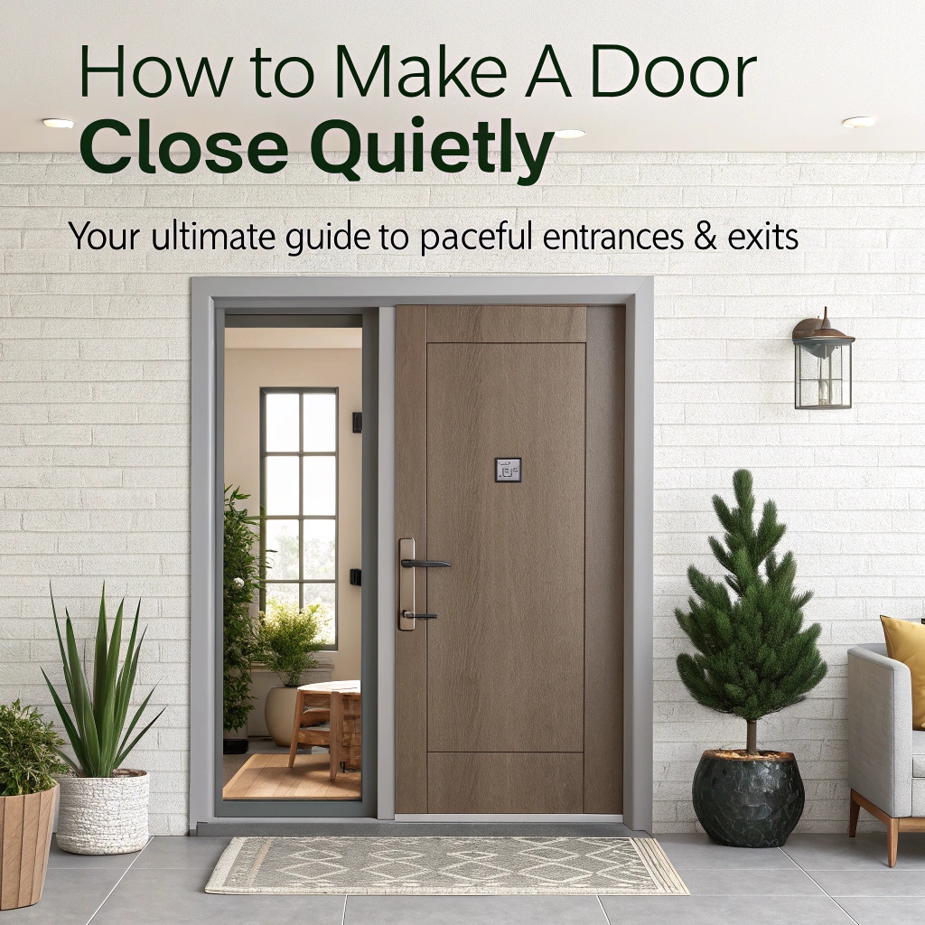 how to close door quietly