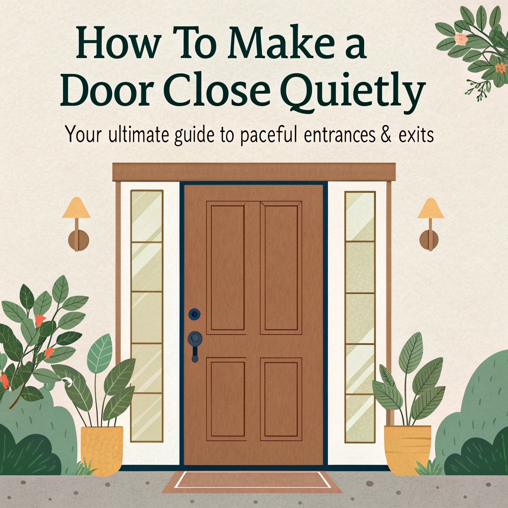 how can i make my door close quieter