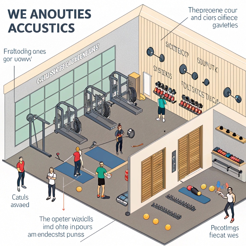 improving acoustics in a gym