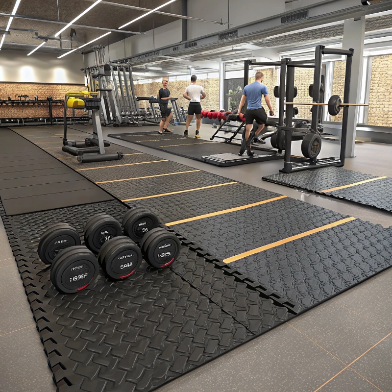 commercial rubber gym mats for soundproofing