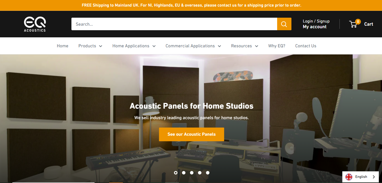wall panels from EQ Acoustics
