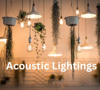 acoustic lighting fixtures for sounds