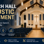 church hall acoustic treatment for peaceful worship