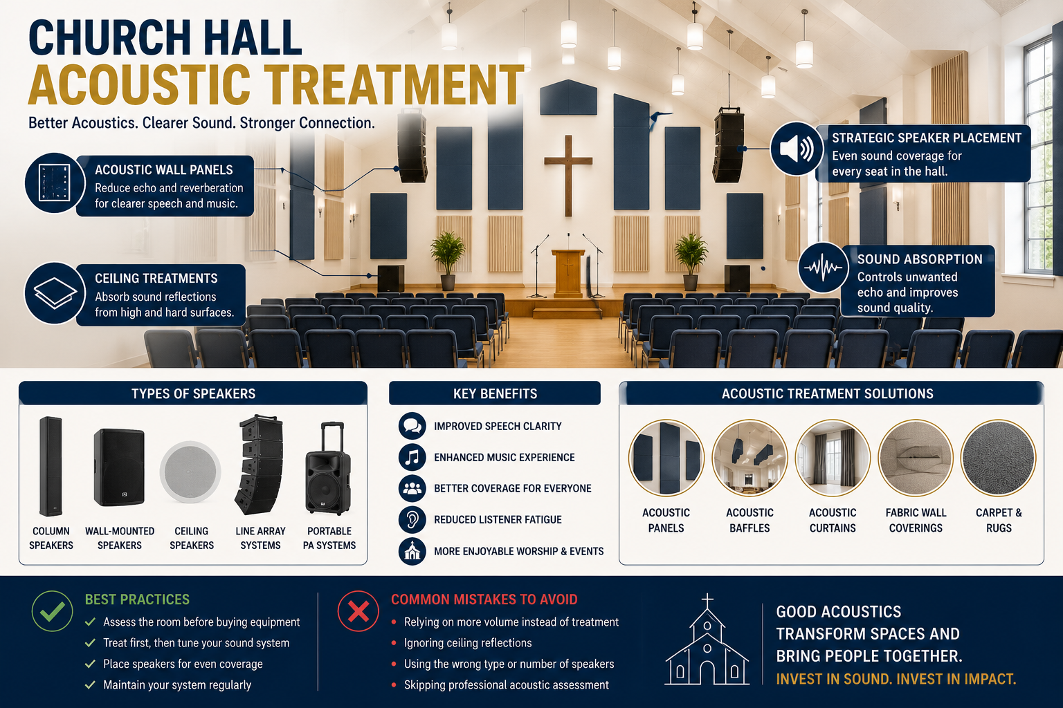 church hall acoustics a cathedral