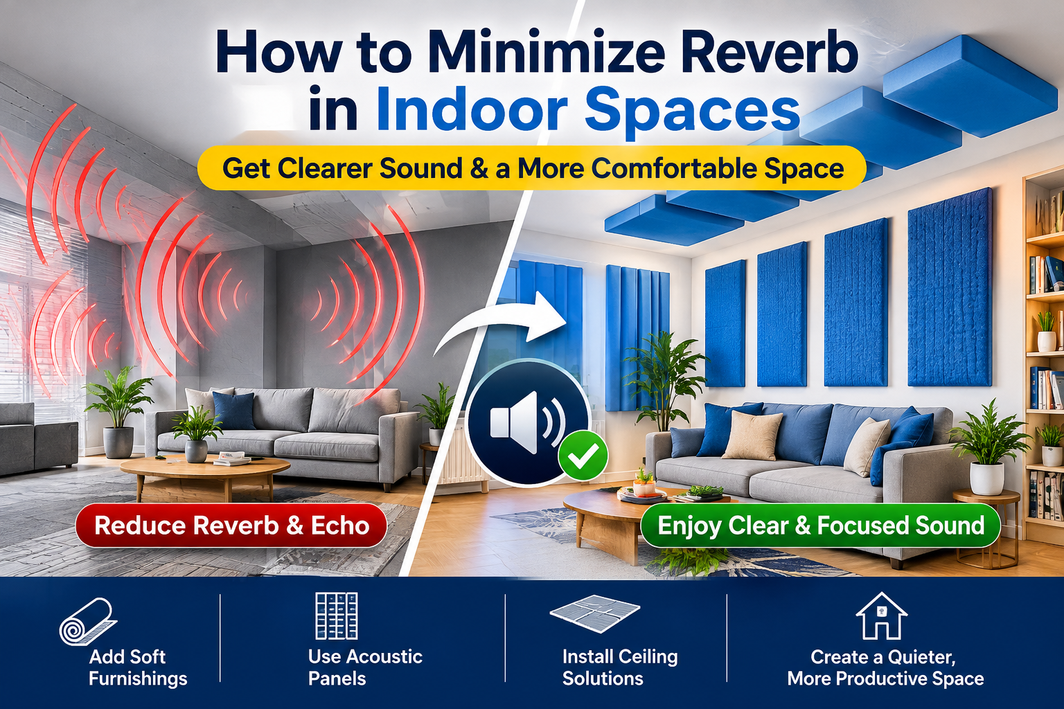 How to Minimize Reverb in Indoor Spaces