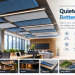 acoustic ceiling panels for home, office and apartment soundproofing