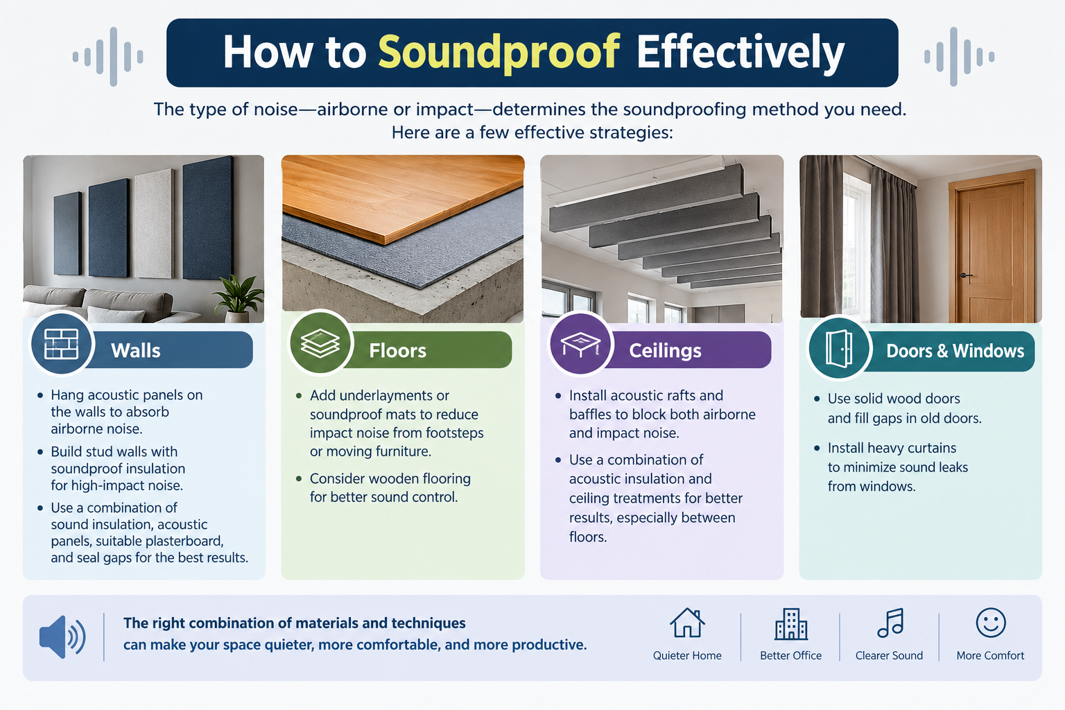 what is the best soundproofing material for walls